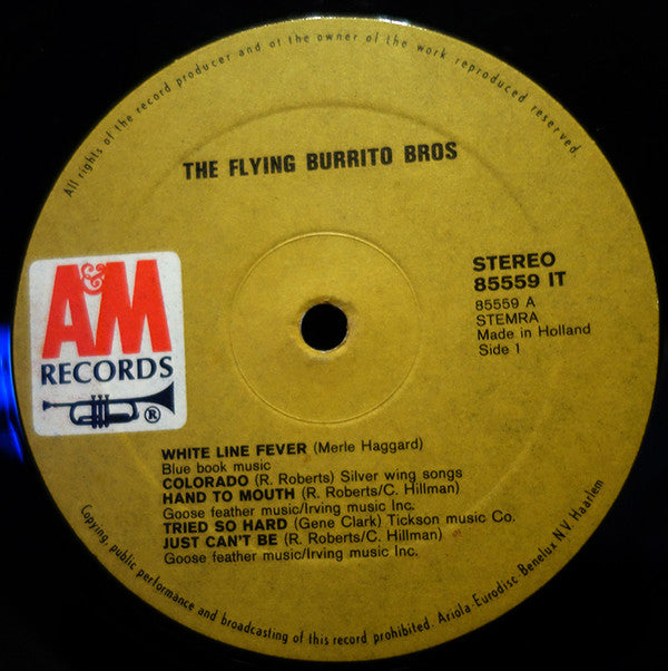 Flying Burrito Bros, The - The Flying Burrito Bros. (LP Tweedehands) - Discords.nl