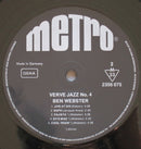 Ben Webster With Harry Edison, Roy Eldridge, Benny Carter, Coleman Hawkins - Verve Jazz No. 4 (LP Tweedehands) - Discords.nl