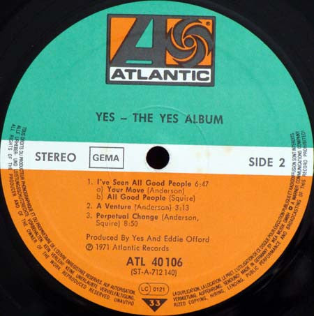 Yes - The Yes Album (LP Tweedehands)