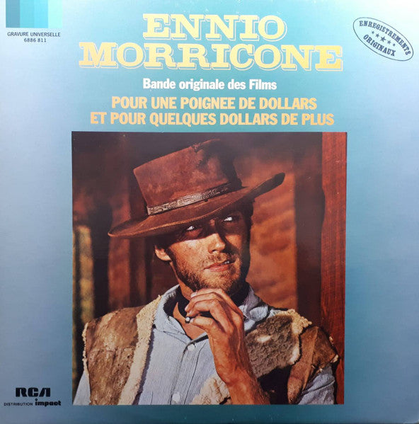 Ennio Morricone - (Bande Originale Des Films) Pour Une Poignee De Dollars Et Pour Quelques Dollars De Plus (LP Tweedehands)