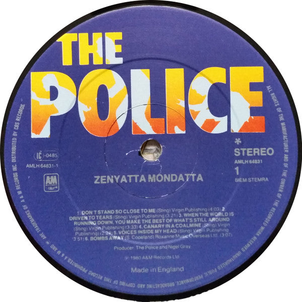 Police, The - Zenyatta Mondatta (LP Tweedehands) - Discords.nl