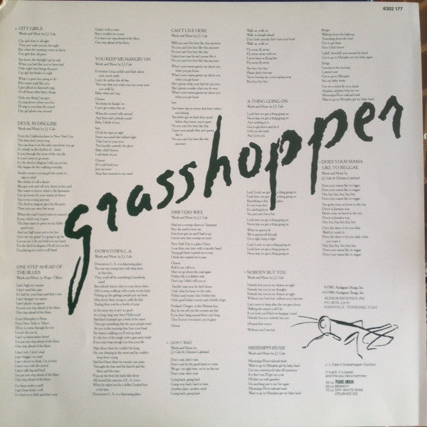 J.J. Cale - Grasshopper (LP Tweedehands)
