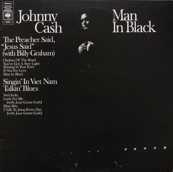 Johnny Cash - Man In Black (LP Tweedehands)