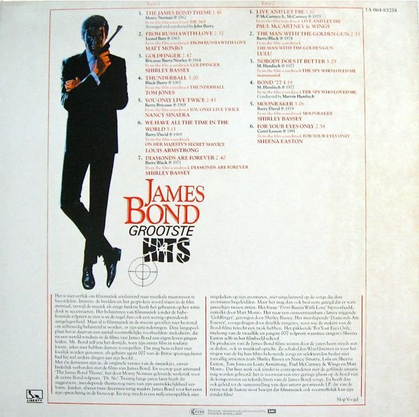 Various - James Bond Grootste Hits (LP Tweedehands)