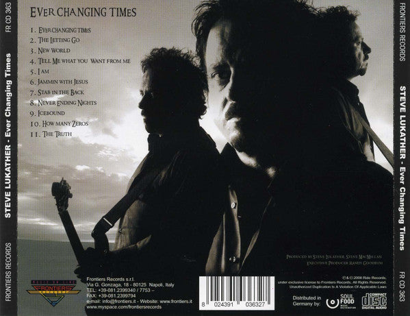 Steve Lukather - Ever Changing Times (CD)