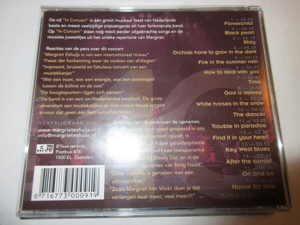Margriet Eshuijs - In Concert (CD Tweedehands)