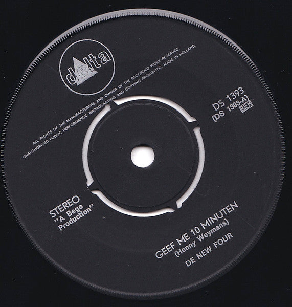 New Four - Geef Me 10 Minuten  (7-inch Tweedehands)