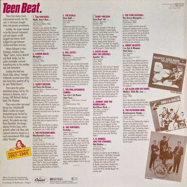 Various - Teen Beat. Instrumental Rock 1957-1965 (LP Tweedehands)