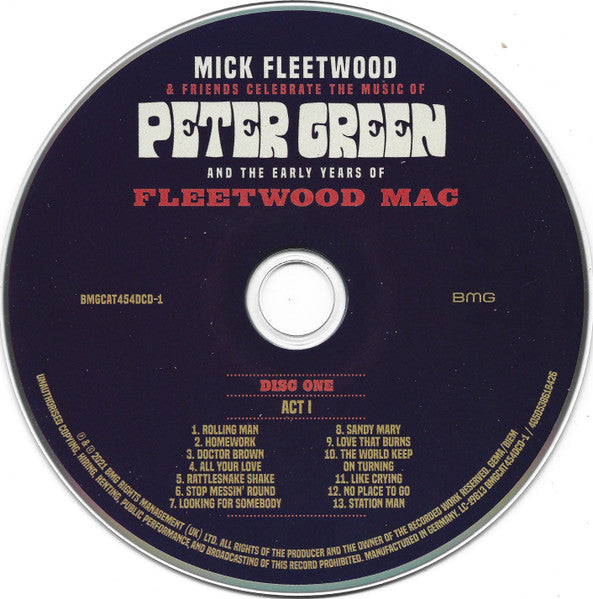 Mick Fleetwood & Friends - Celebrate The Music Of Peter Green And The Early Years Of Fleetwood Mac (CD)