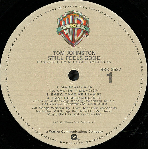 Tom Johnston - Still Feels Good (LP Tweedehands)