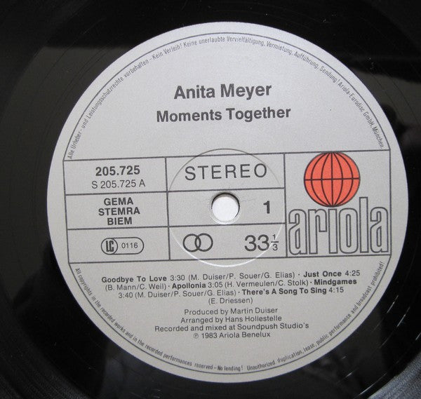 Anita Meyer - Moments Together (LP Tweedehands)