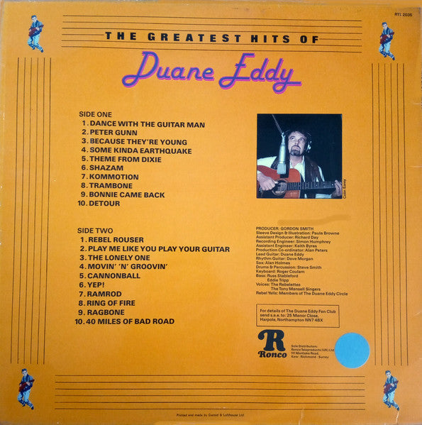 Duane Eddy - The Greatest Hits Of Duane Eddy (LP Tweedehands)