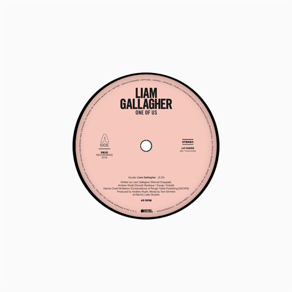 Liam Gallagher - One of us (7-inch single) - Discords.nl