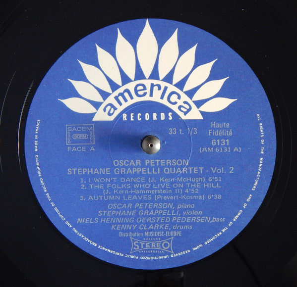 Oscar Peterson - Stéphane Grappelli Quartet - Oscar Peterson - Stephane Grappelli Quartet Vol. 2 (LP Tweedehands)