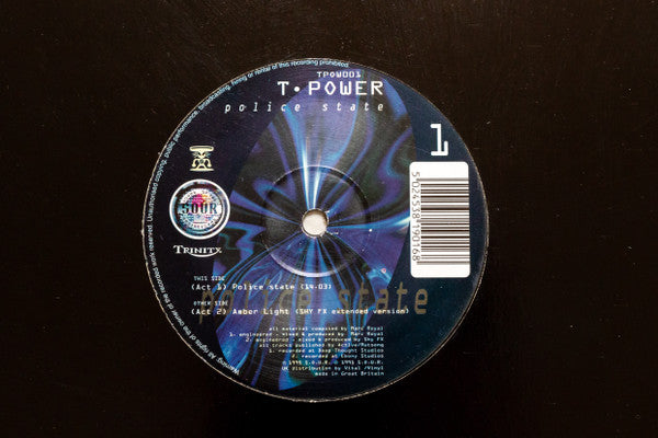 T.Power - Police State (Part 1) (12" Tweedehands)
