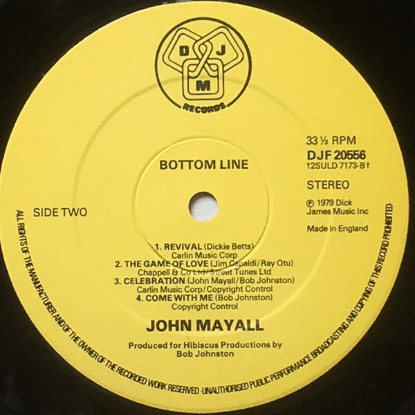 John Mayall - Bottom Line (LP Tweedehands)