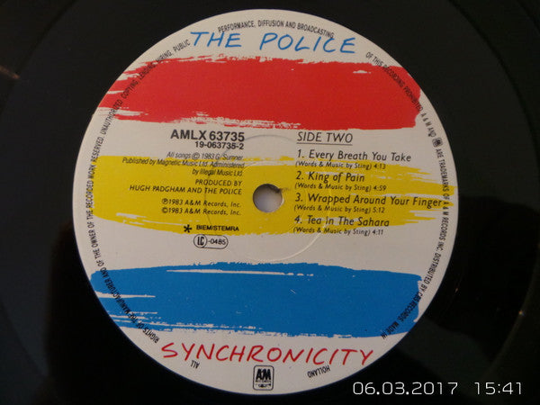 Police, The - Synchronicity (LP Tweedehands) - Discords.nl