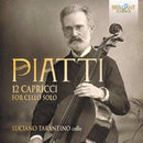 Luciano Tarantino - Piatti: 12 capricci for cello solo (CD)