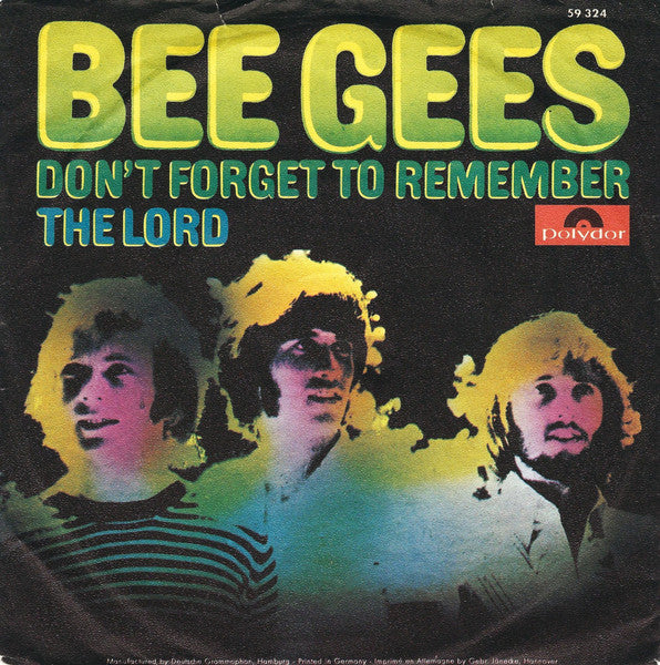 Bee Gees - Don't Forget To Remember  (7-inch Tweedehands)