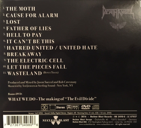 Death Angel (2) - The Evil Divide (CD)