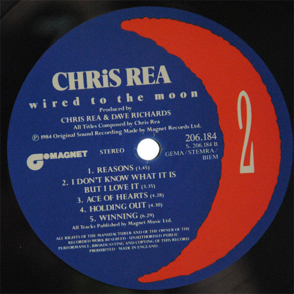 Chris Rea - Wired To The Moon (LP Tweedehands)