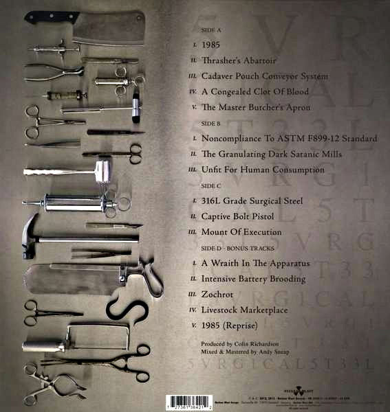 Carcass - Surgical Steel (Complete Edition) (LP) - Discords.nl