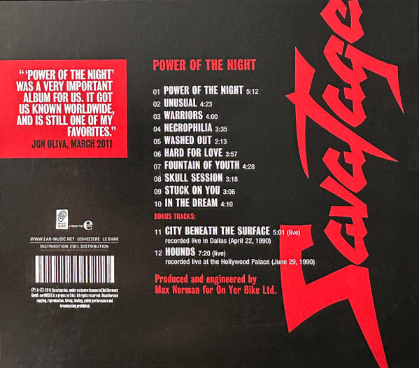 Savatage - Power Of The Night (CD)
