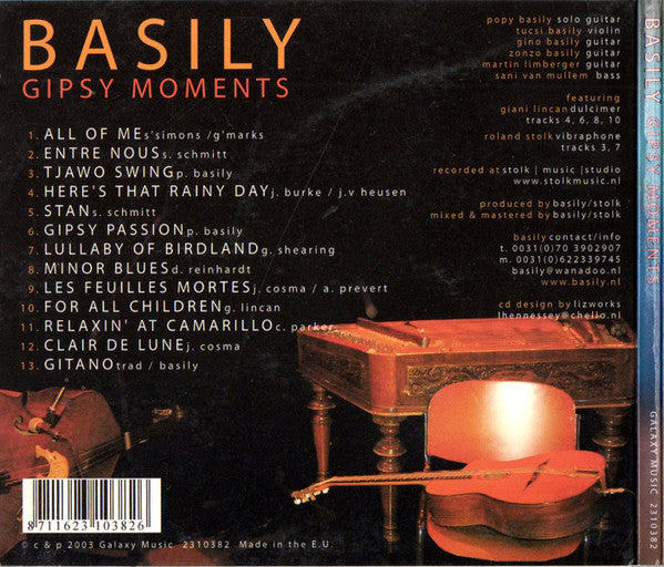 Basily - Gipsy Moments (CD Tweedehands)