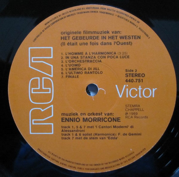 Ennio Morricone - Het Gebeurde In Het Westen (LP Tweedehands) - Discords.nl
