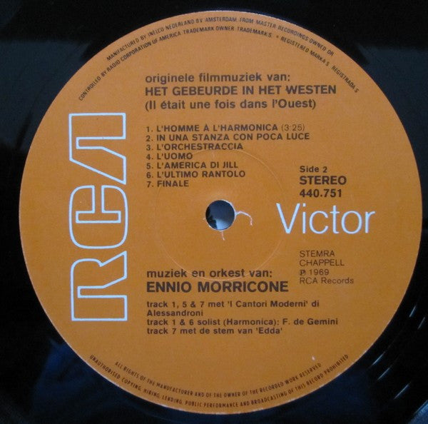 Ennio Morricone - Het Gebeurde In Het Westen (LP Tweedehands)