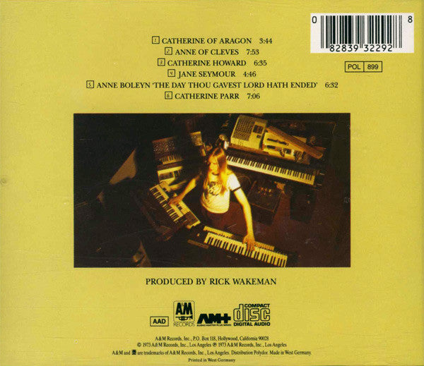 Rick Wakeman - The Six Wives Of Henry VIII (CD)