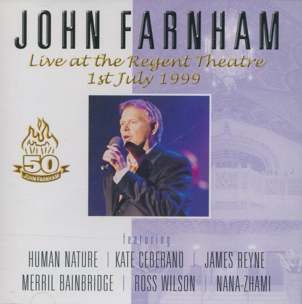 John Farnham - Live At The Regent Theatre 1st July 1999 (CD Tweedehands)