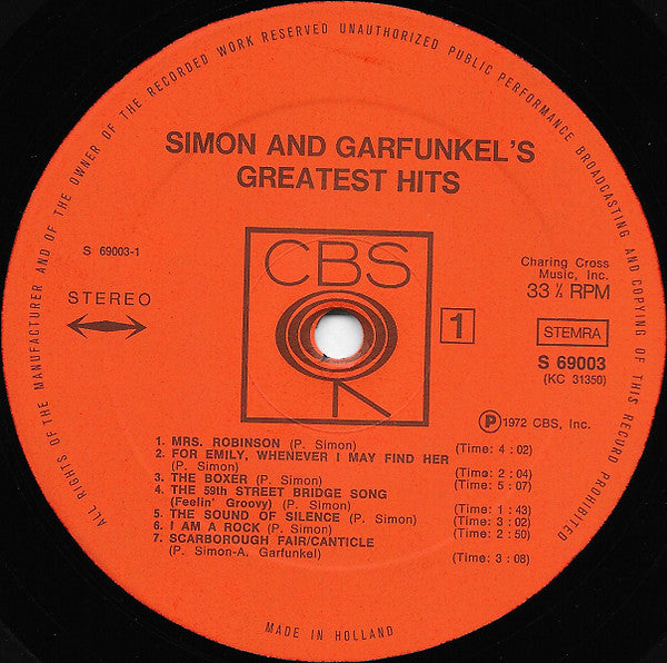 Simon & Garfunkel - Simon And Garfunkel's Greatest Hits (LP Tweedehands)