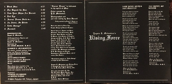 Yngwie Malmsteen - Rising Force (CD Tweedehands)