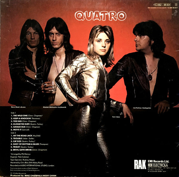 Suzi Quatro - Quatro (LP Tweedehands) - Discords.nl