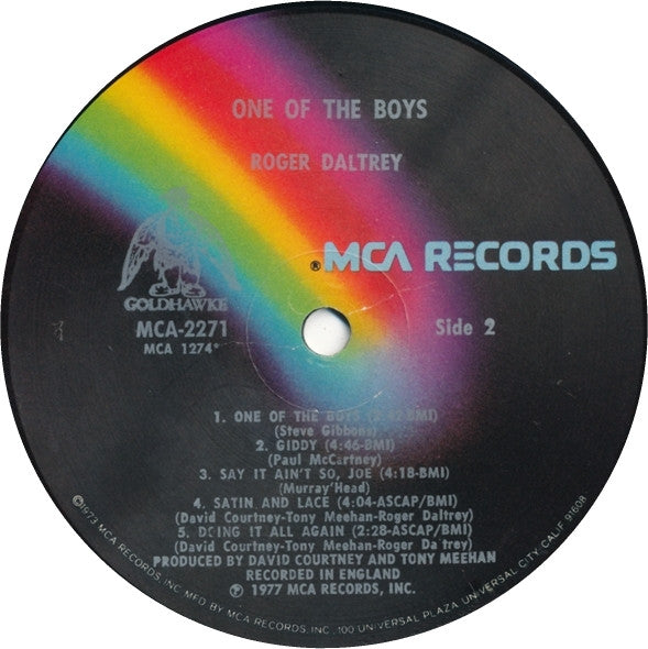 Roger Daltrey - One Of The Boys (LP Tweedehands)