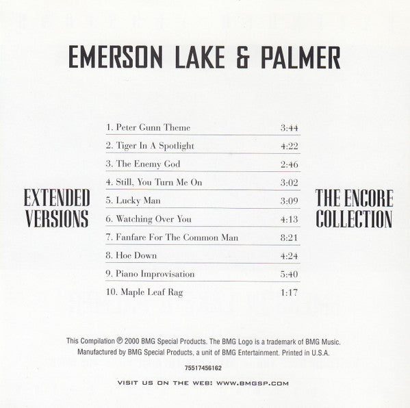 Emerson, Lake & Palmer - Extended Versions: The Encore Collection (CD)