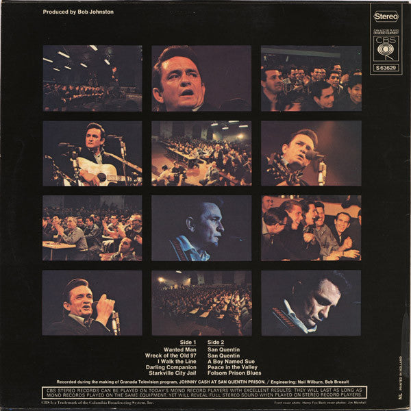 Johnny Cash - Johnny Cash At San Quentin (LP Tweedehands) - Discords.nl