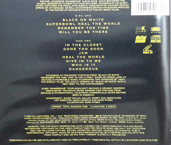 Michael Jackson - Dangerous (The Short Films)  (CD Tweedehands)