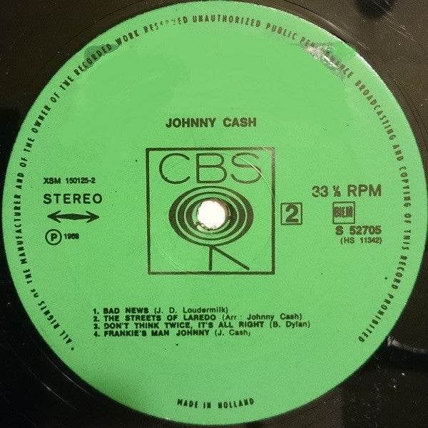 Johnny Cash - Johnny Cash (LP Tweedehands)