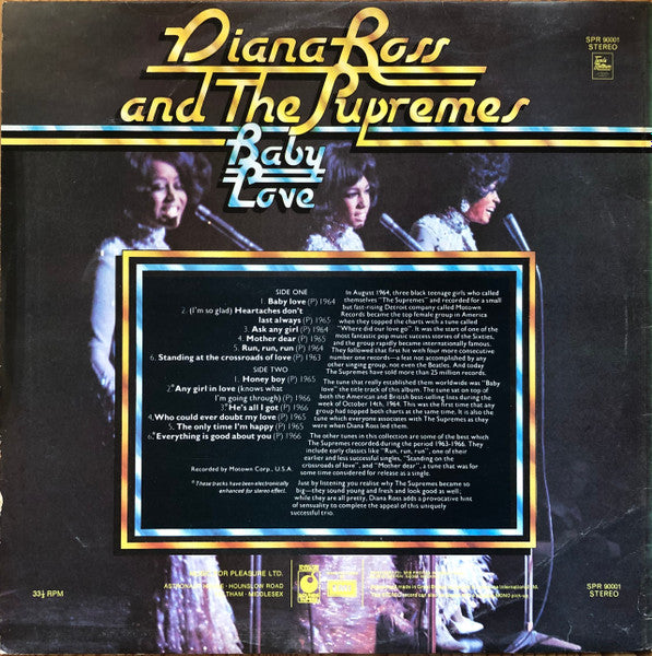 Supremes, The - Baby Love (LP Tweedehands)