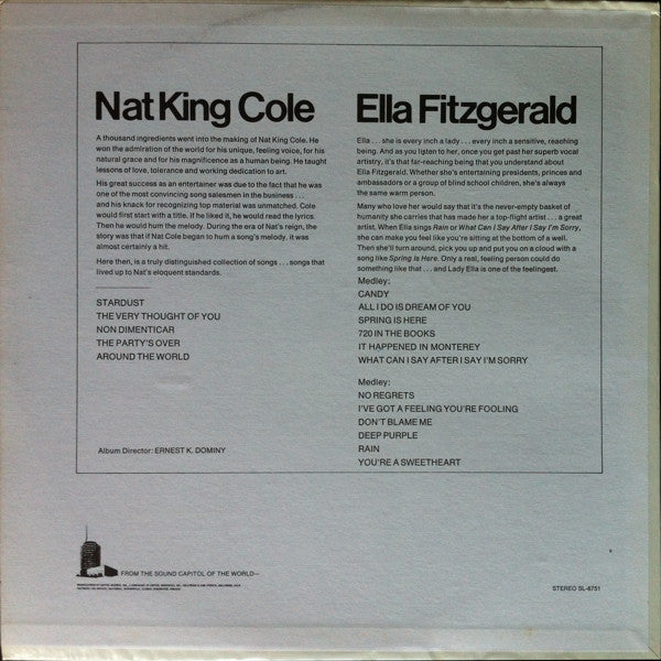 Nat King Cole / Ella Fitzgerald - Nat King Cole / Ella Fitzgerald (LP Tweedehands)