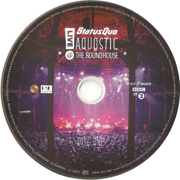 Status Quo - Aquostic -  Live @ The Roundhouse (CD)