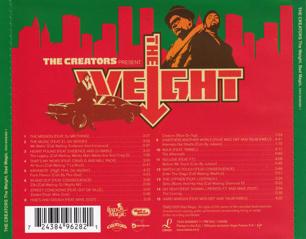 Creators, The - The Weight (CD)