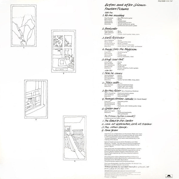 Brian Eno - Before And After Science (LP Tweedehands) - Discords.nl