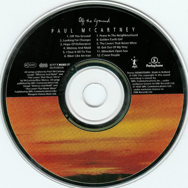 Paul McCartney - Off The Ground (CD)