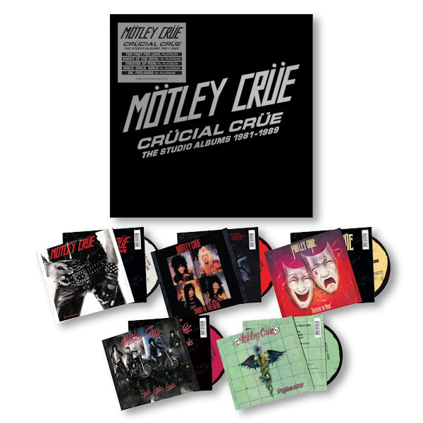 Motley Crue - Crucial crue - the studio albums 1981-1989 (CD) - Discords.nl