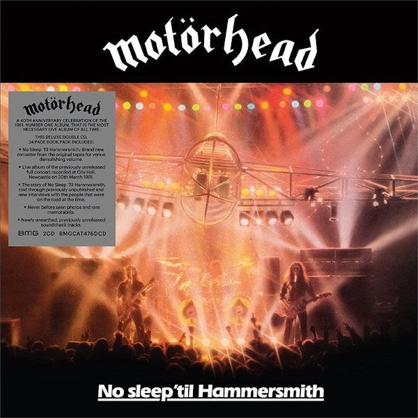 Motorhead - No sleep 'til hammersmith - 40th anniversary (CD) - Discords.nl