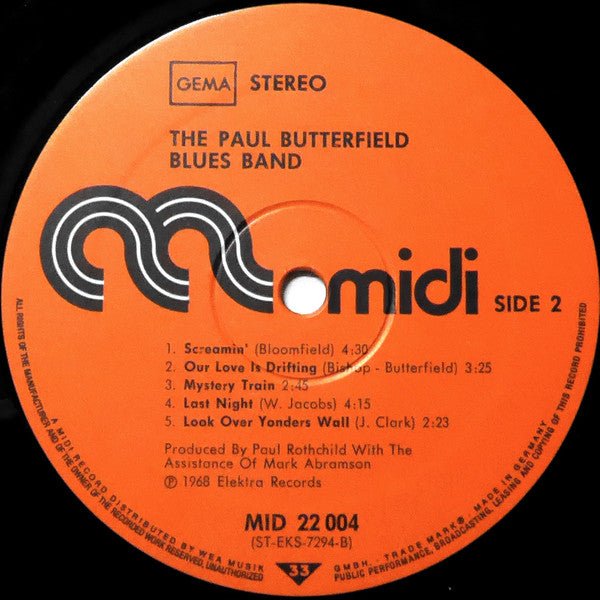 Paul Butterfield Blues Band, The - The Paul Butterfield Blues Band (LP Tweedehands)