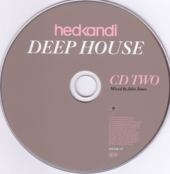 Various - Hed Kandi: Deep House (CD Tweedehands)